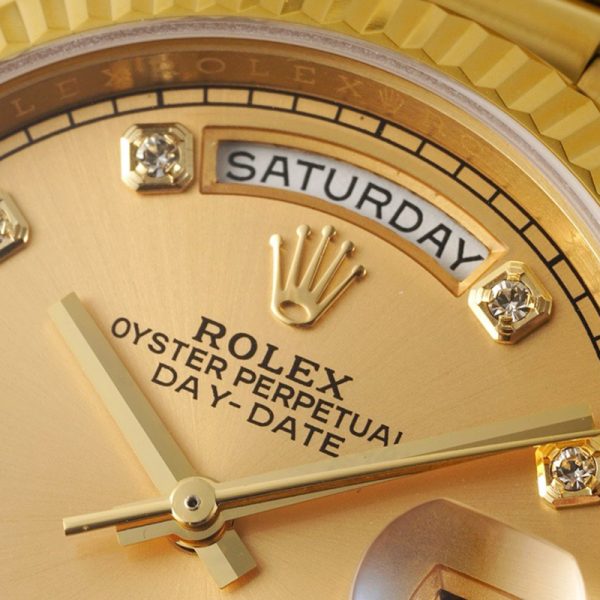 ROLEX Day-Date M128238 JOURNAL 36MM Gold diamond - Image 3