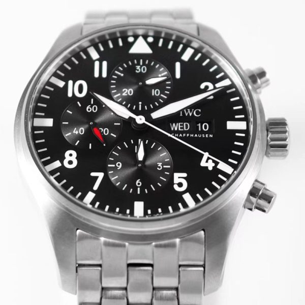 IWC 377714 PILOT TIMING Gray surface steel belt 43MM - Image 2