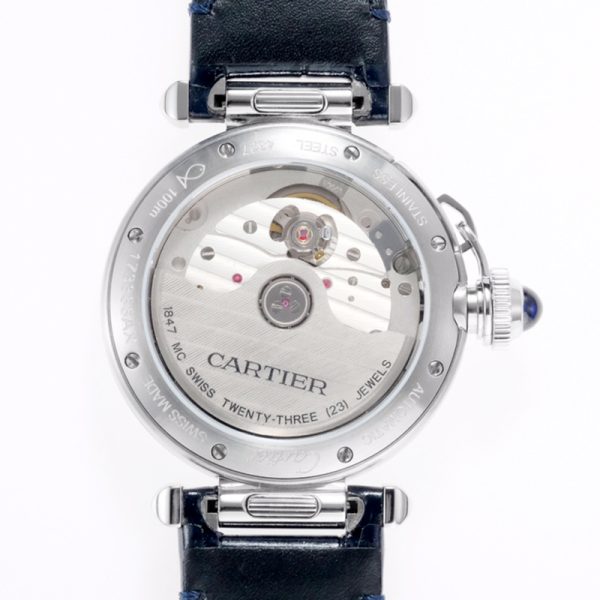 Cartier Pasha Pink face steel shell 35.25MM - Image 2