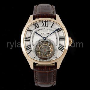 cartier rose gold watch