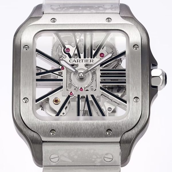 Cartier Santos de 39.8mm Cutout Black - Image 2