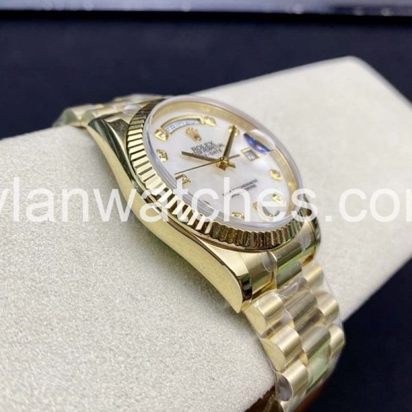 ROLEX M126234 JOURNAL Golden Mother of Pearl 36mm - Image 6