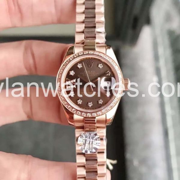 rolex datejust 28 rose gold