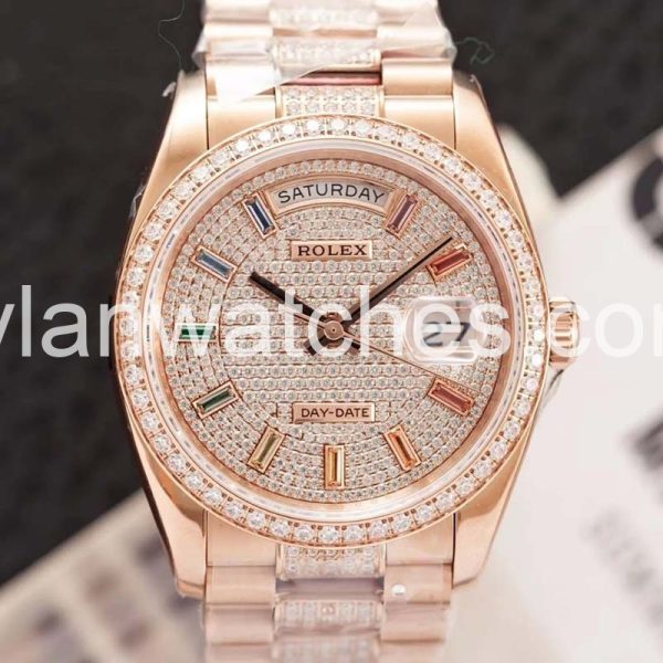 rolex day date rose gold