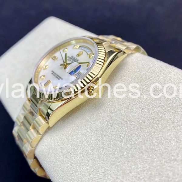 ROLEX M126234 JOURNAL Golden Mother of Pearl 36mm - Image 4