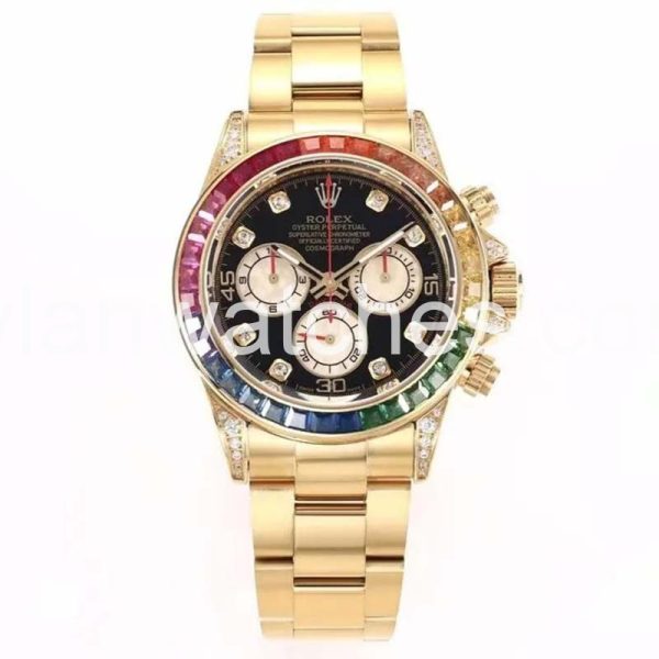 rolex daytona gold rainbow