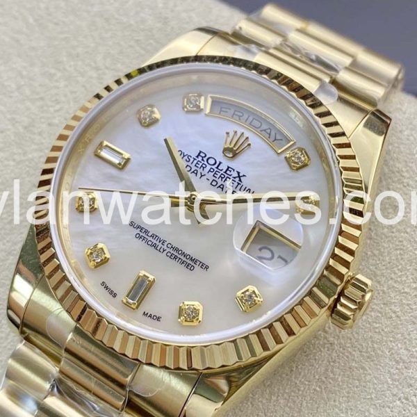 ROLEX M126234 JOURNAL Golden Mother of Pearl 36mm - Image 2