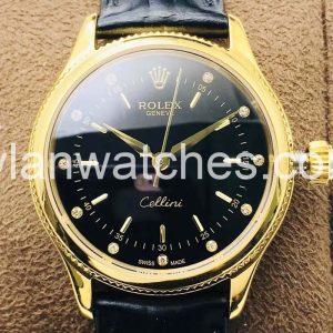 rolex cellini gold