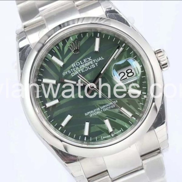 Rolex M124300 Oyster Green Leaf Noodles 36MM - Image 2