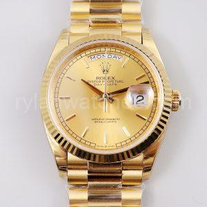 rolex day date 36mm gold