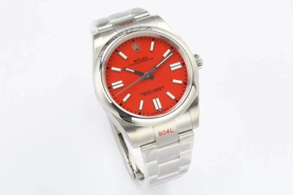 rolex oyster red