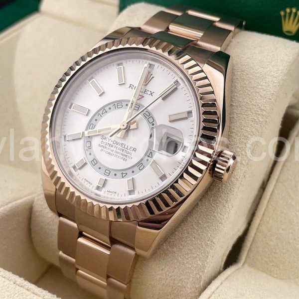 Rolex 326935 Sky-walker White Plate Rose Gold 42MM - Image 6