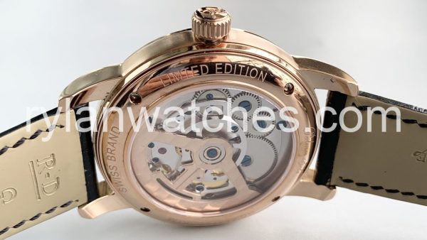 Jaeger LeCoultre MASTER TOURBILLON 43mm white face golden shell - Image 3