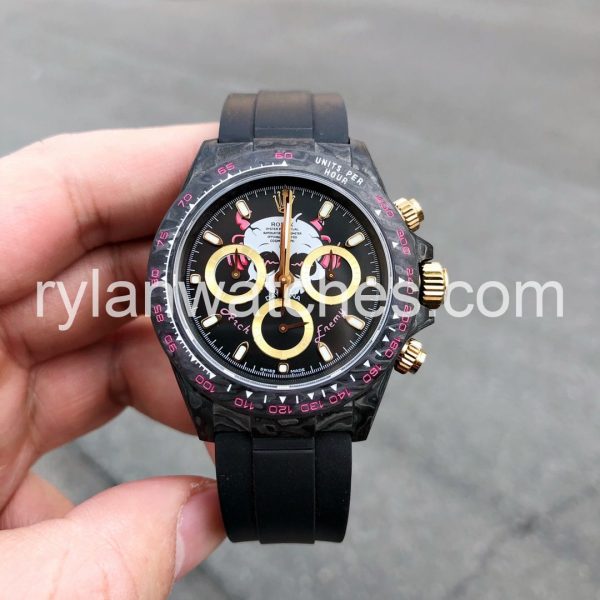 rolex daytona carbon black