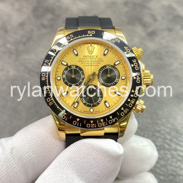 Replica Rolex Daytona M116500ln Gold Face