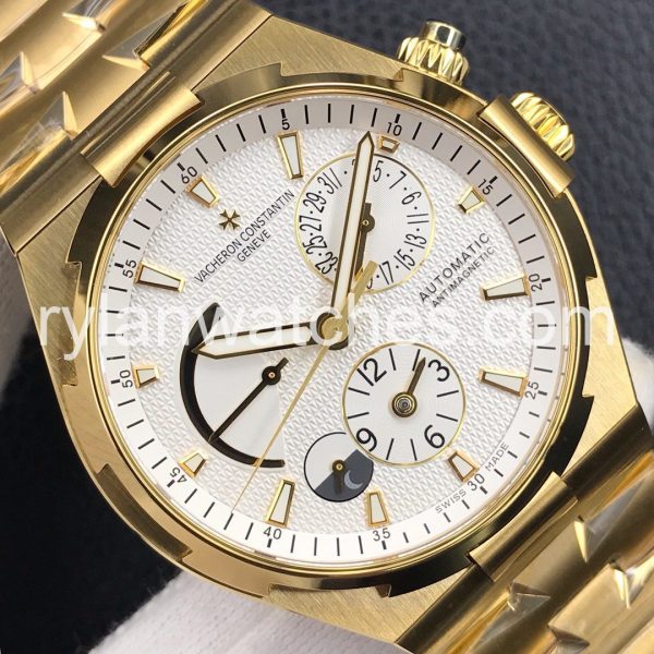 Vacheron Constantin 47450 OVERSEAS 42mm white face gold - Image 2