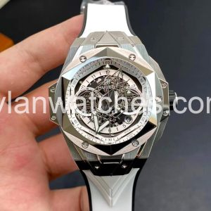 hublot big bang white rubber strap