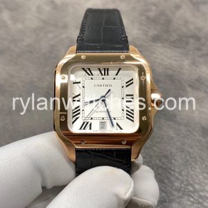 cartier rose gold santos