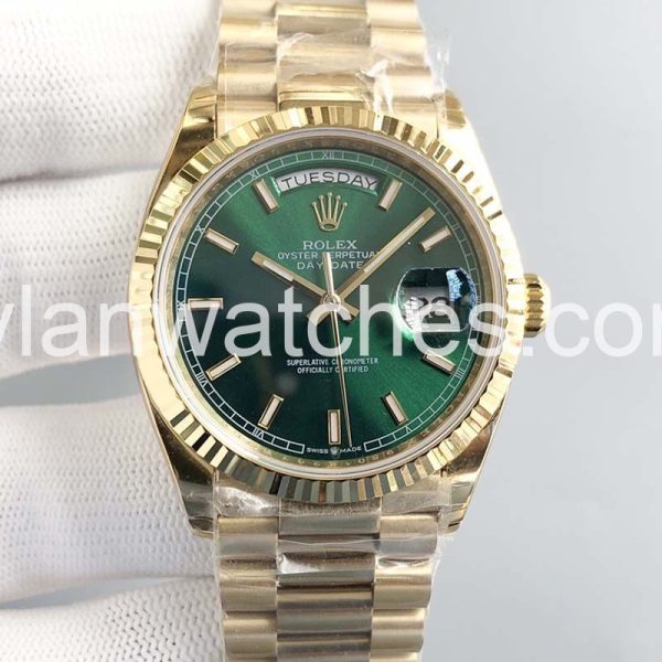 rolex day date 36 green dial