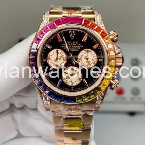 rolex daytona rainbow everose gold