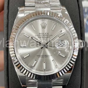 rolex datejust white