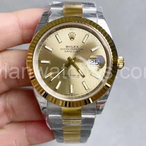 rolex datejust gold