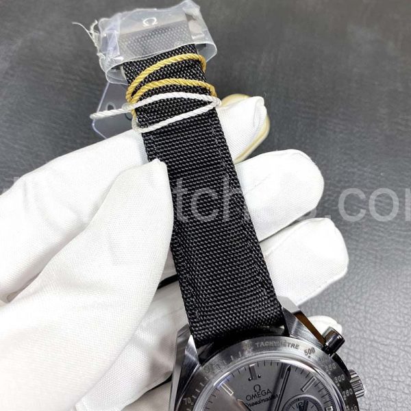 Omega Speedmaster 9300 Dark Side of the Moon Black Woven Strap 44.25MM - Image 7