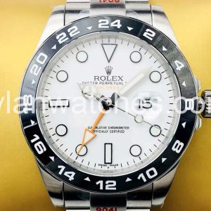 rolex explorer 2 white