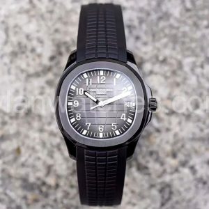 philippe patek aquanaut black