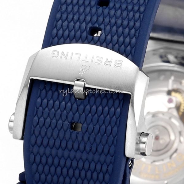 Breitling Super Chronomat B01 Ceramic bezel Rubber strap blue II 44mm - Image 3