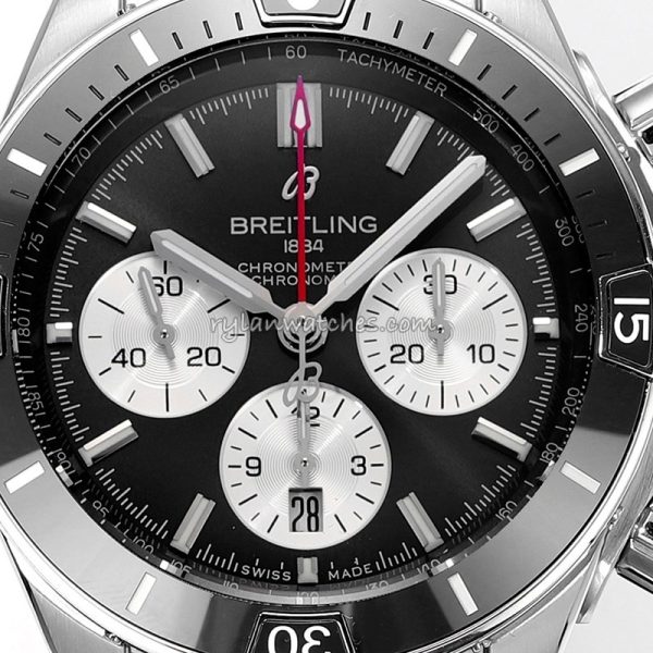 Breitling Super Chronomat B01 Ceramic bezel Rubber strap black II 44mm - Image 2