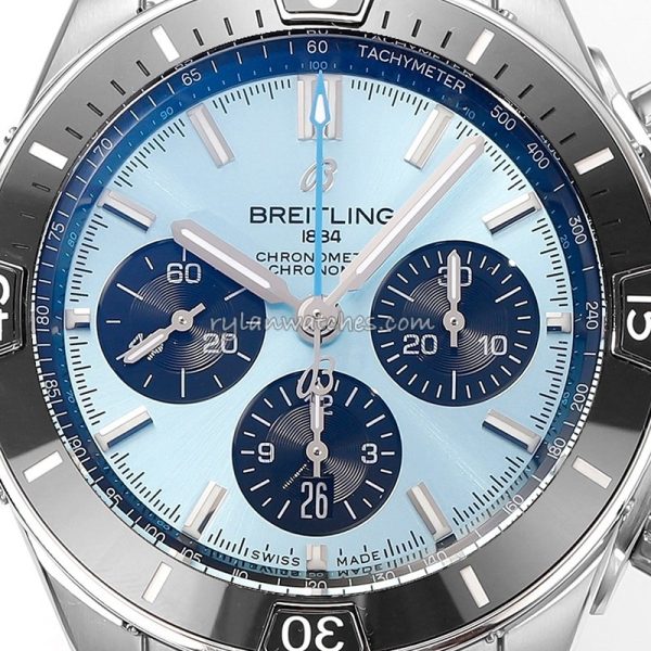 Breitling Super Chronomat B01 Ceramic bezel Steel strap black II 44mm - Image 2