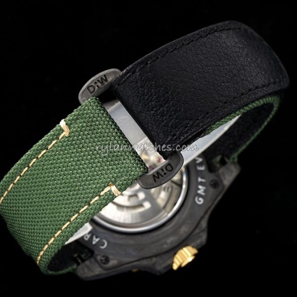 Rolex DIW GMT Master II Carbon Fiber Green woven strap 40MM - Image 7