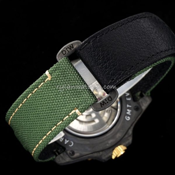 Rolex DIW GMT Master II Carbon Fiber Green woven strap II 40MM - Image 5